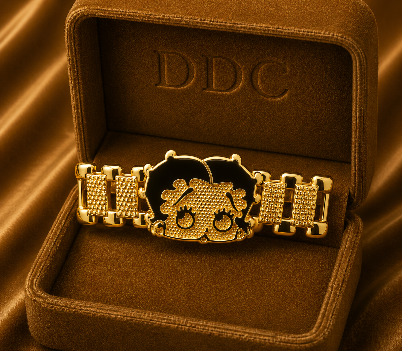 Betty Boop double finger ring 