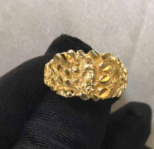 Gold Nugget Ring