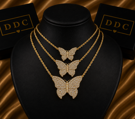 Butterfly Diamond Necklace