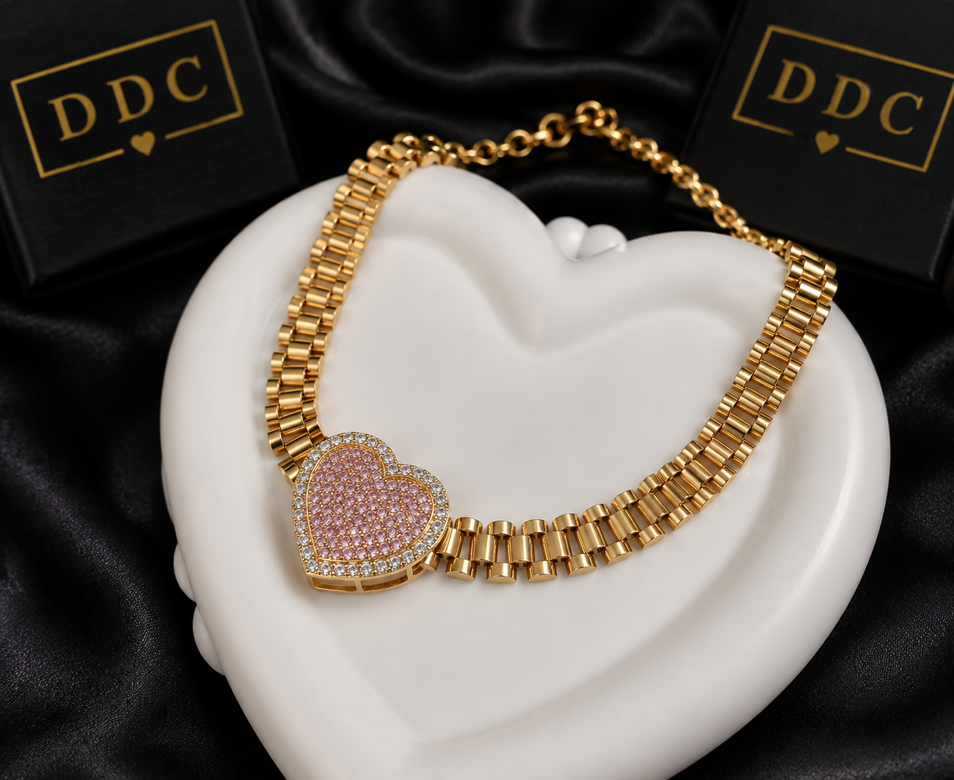 Heart Rolex Chain