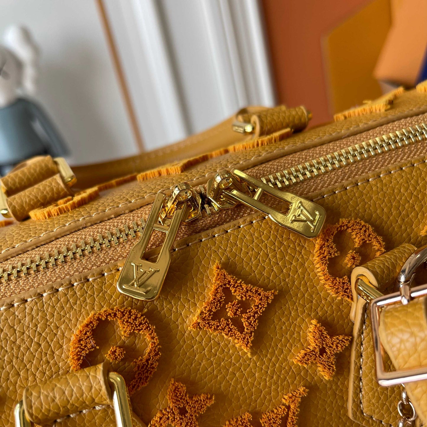 Orange LV Hangbag