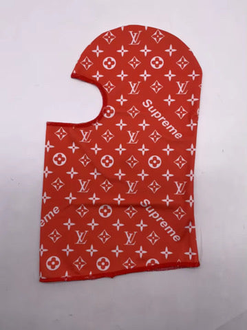 Red LV Skimask