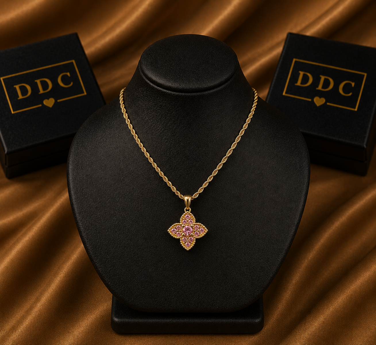 Pink Diamond Necklace