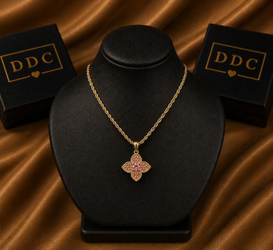 Pink Diamond Necklace