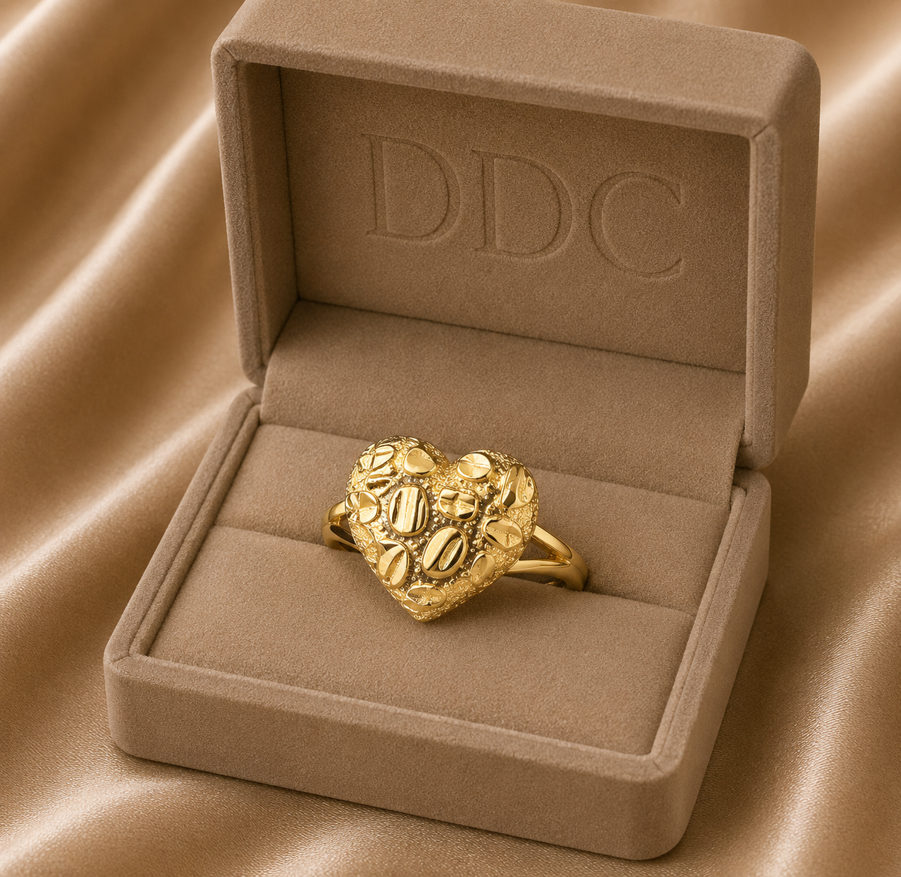 Heart Nugget Ring