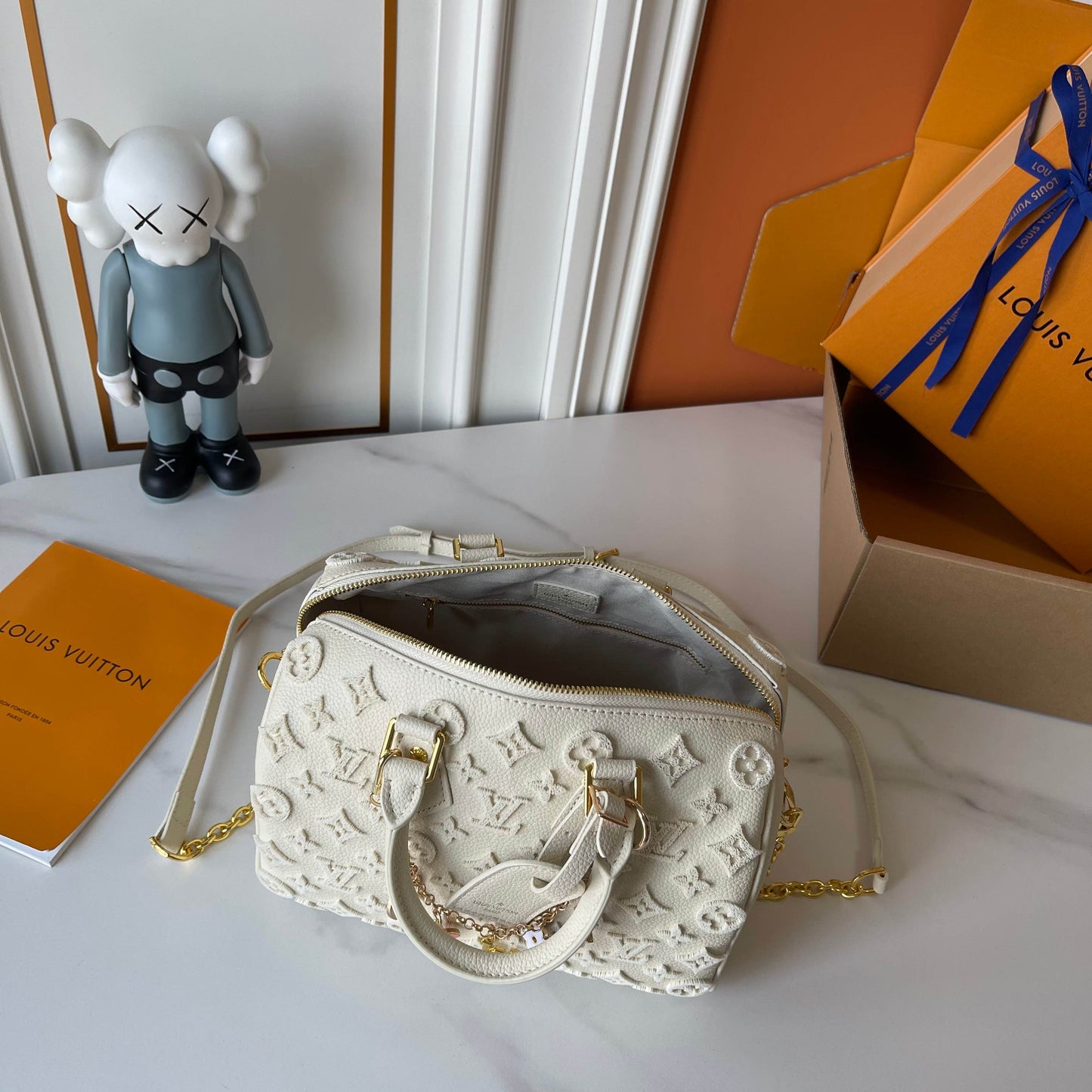 Cream LV Hangbag