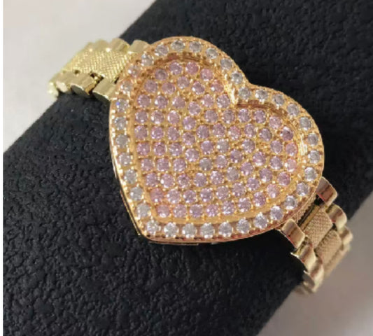 Heart Rolex Bracelet
