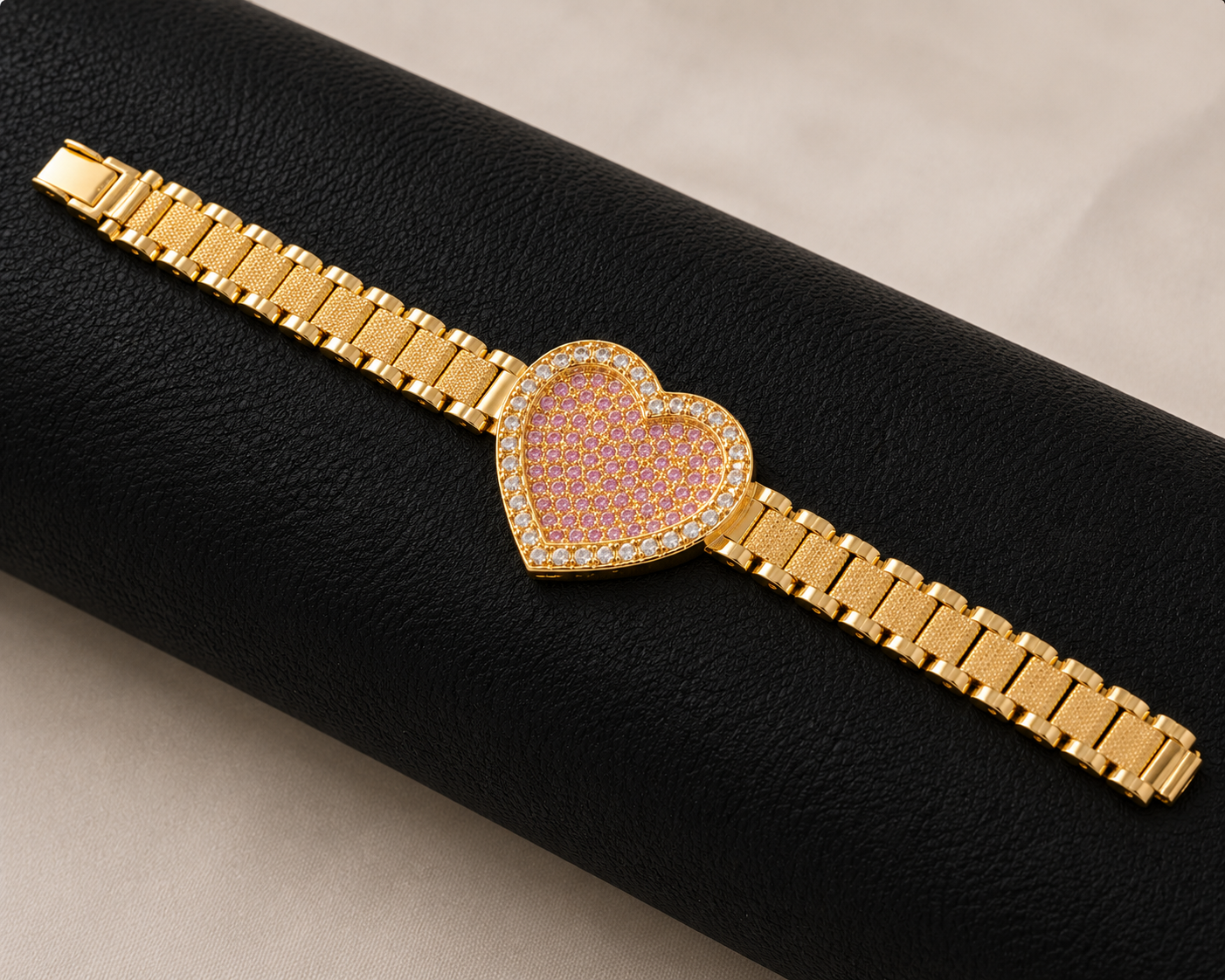 Rolex heart bracelet
