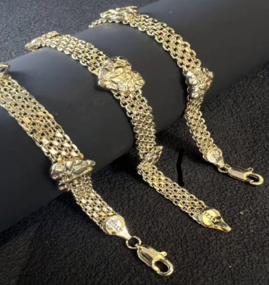 Triple Heart Bracelet