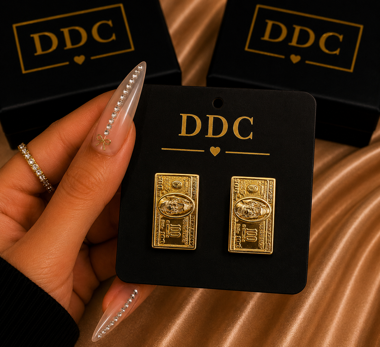 Blue Face Earrings