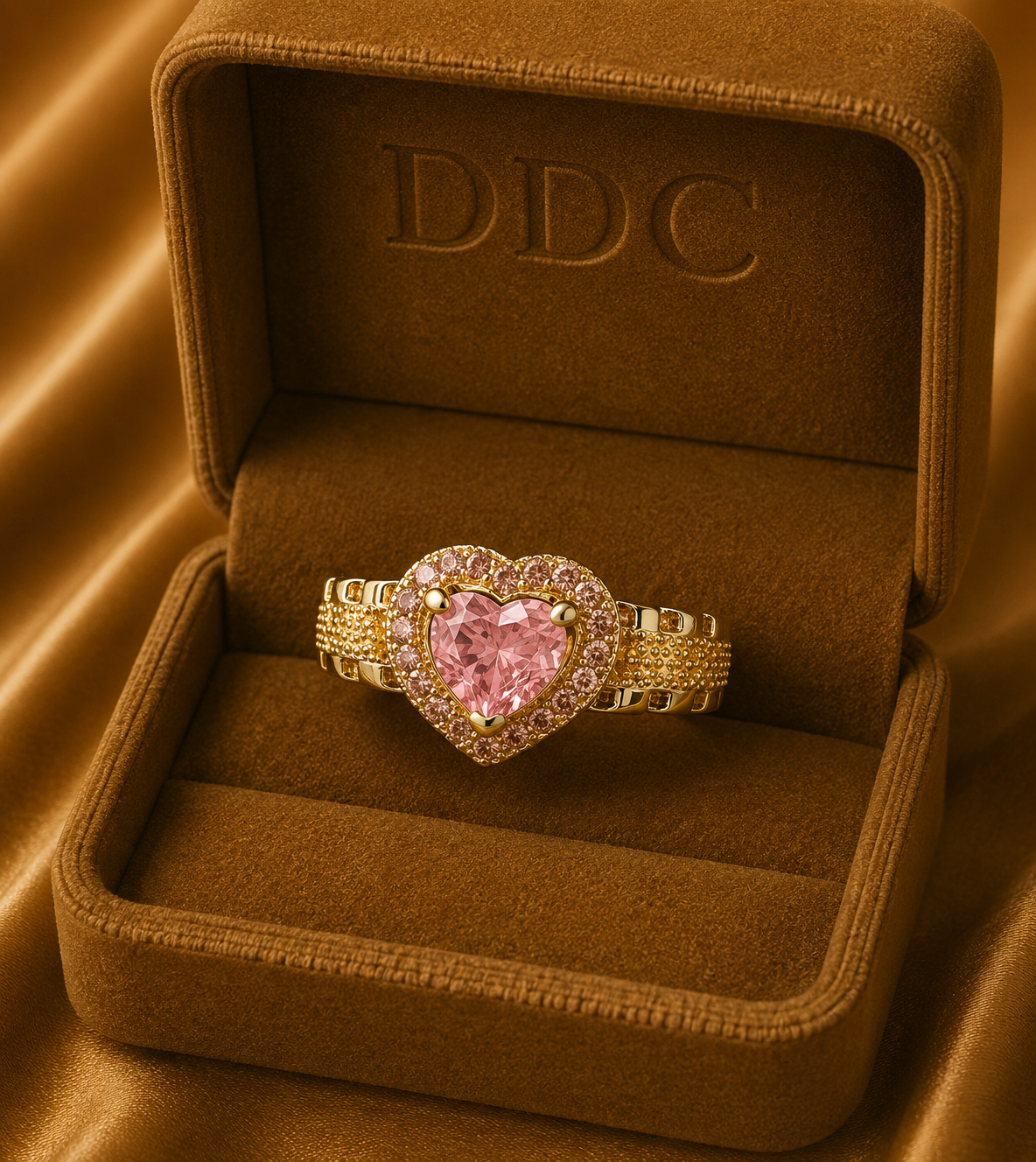 Pink Heart Ring