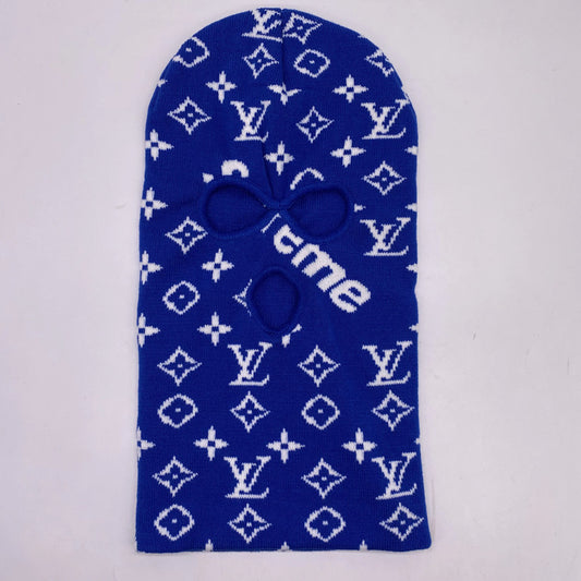Blue LV Supreme Ski Mask