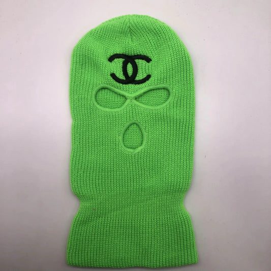 Green Chanel Ski Mask
