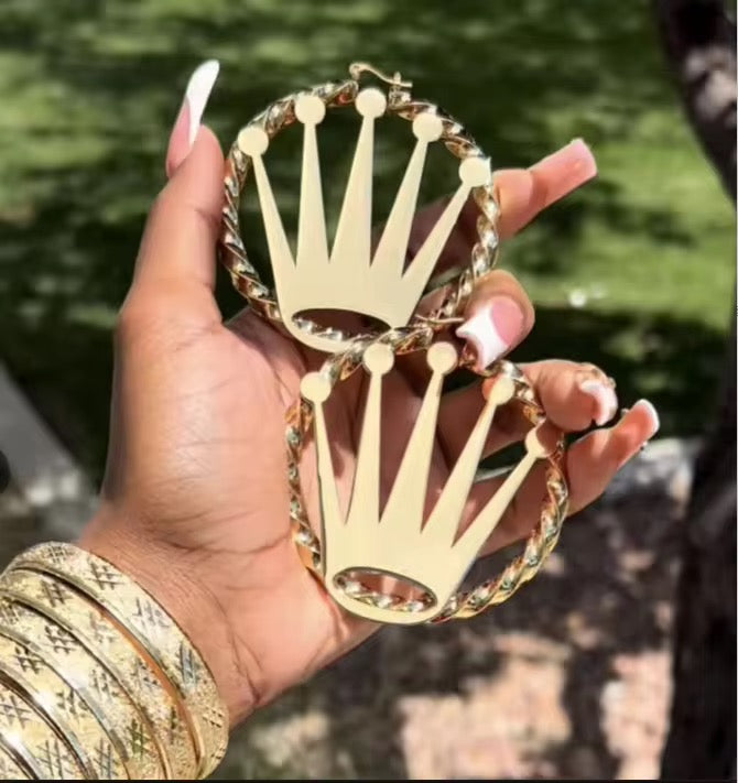 Crown Hoops