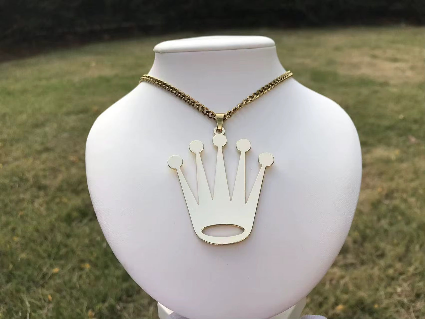 Crown Gold Chain