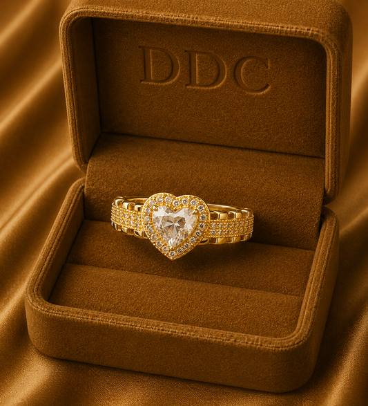Diamond Heart Ring