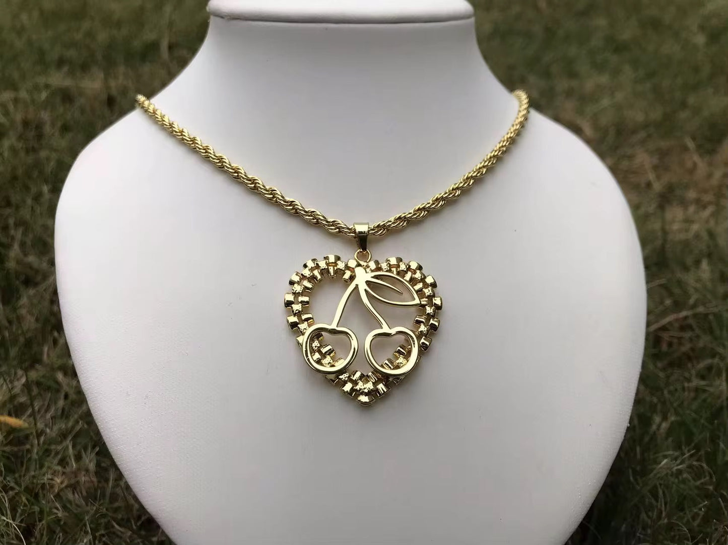 Cherry Gold Chain