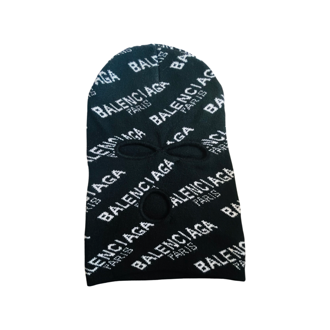 Black Balenciaga Ski Mask